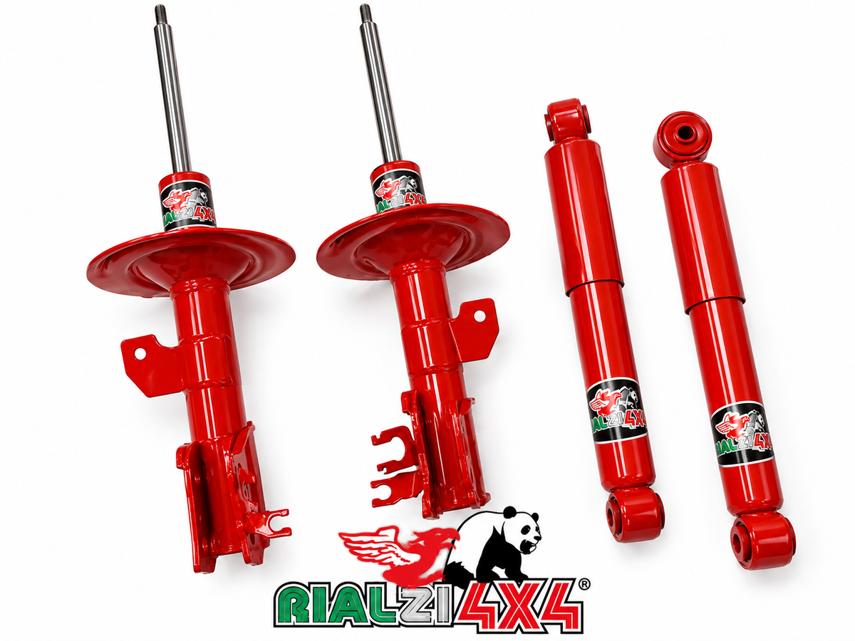 Kit completo ammortizzatori rinforzati panda 4x4/cross seconda serie da 2003