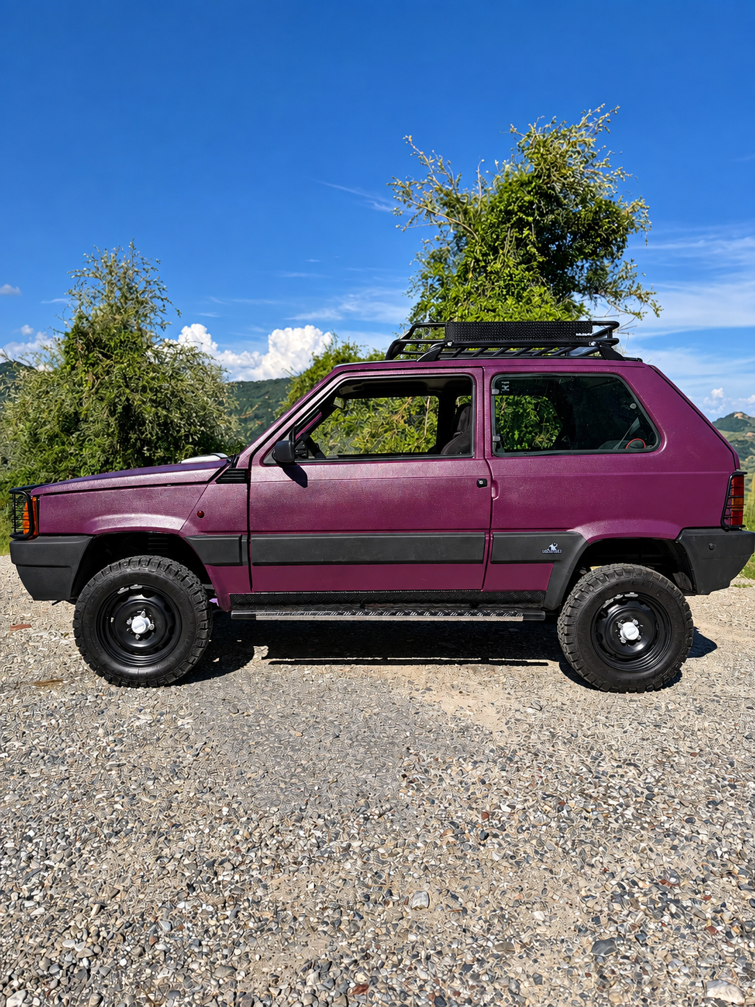 Kit de elevación de 4 cm para instalaciones de metano/GLP Panda 4x4 primera serie de 1980 a 2003