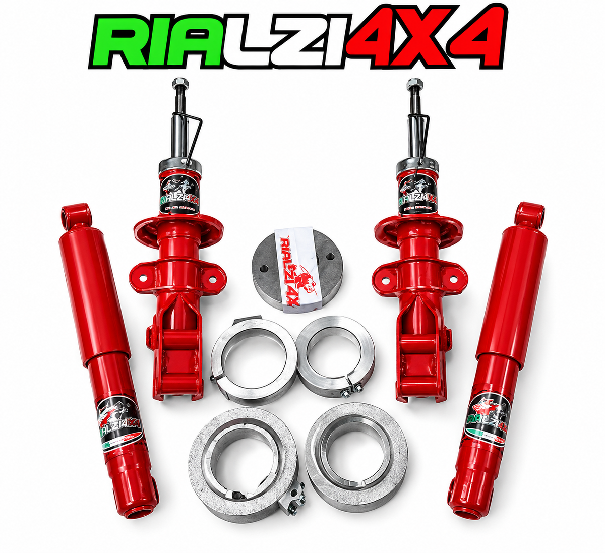 Kit completo 5 cm panda 2wd prima serie da 1980 a 2003 / DOPPIO SPESSORE