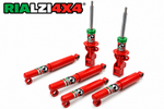 Kit completo ammortizzatori rinforzati panda 4x4 prima serie da 1980 a 2003