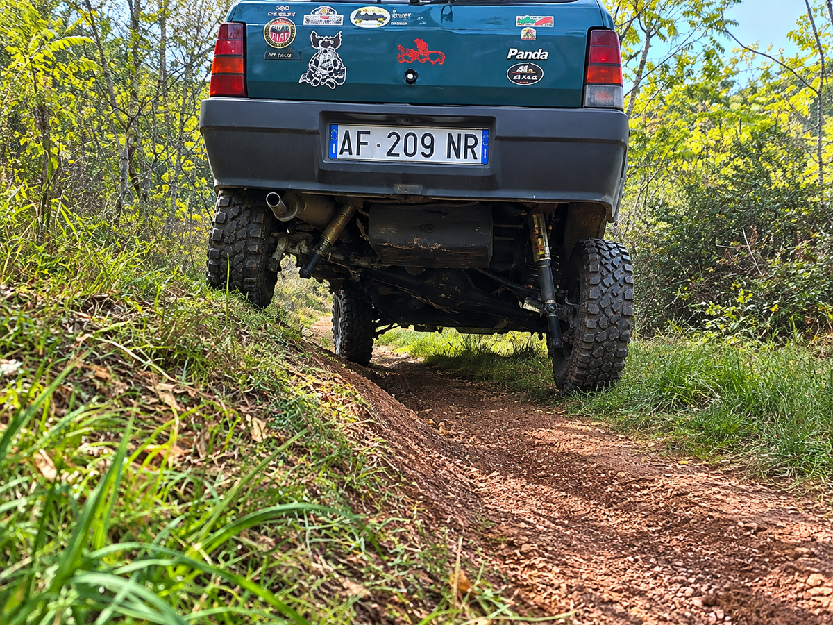 Complete 10 cm lift kit for Fiat Panda 2WD first series from 1980 to 2003