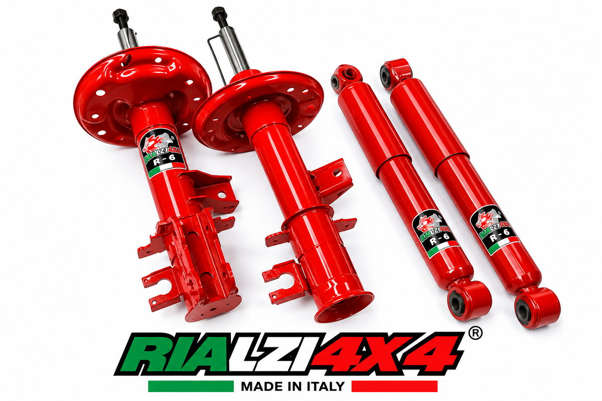 Kit completo ammortizzatori rialzati 3.5 cm panda 4x4/cross da 2013