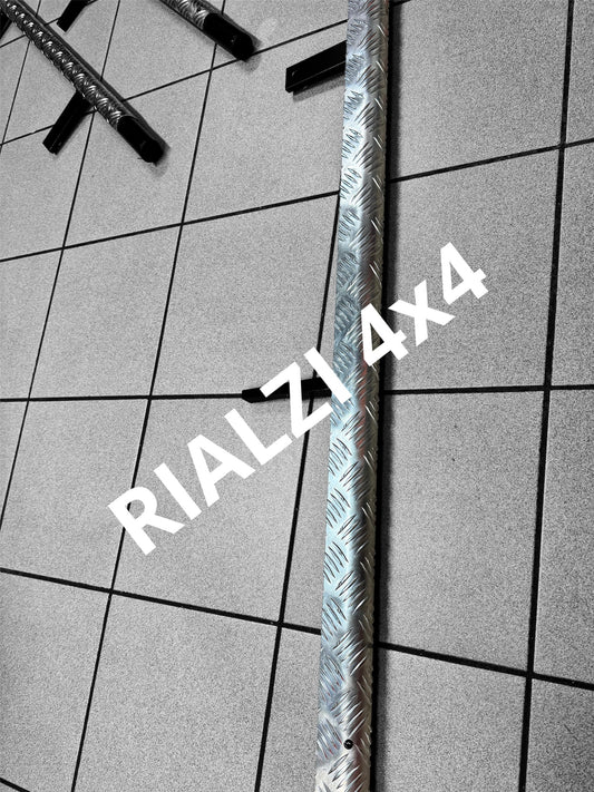 Protezione laterale rifinita in alluminio panda 4x4