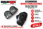 Gomas de barra estabilizadora Panda 4x4 segunda serie