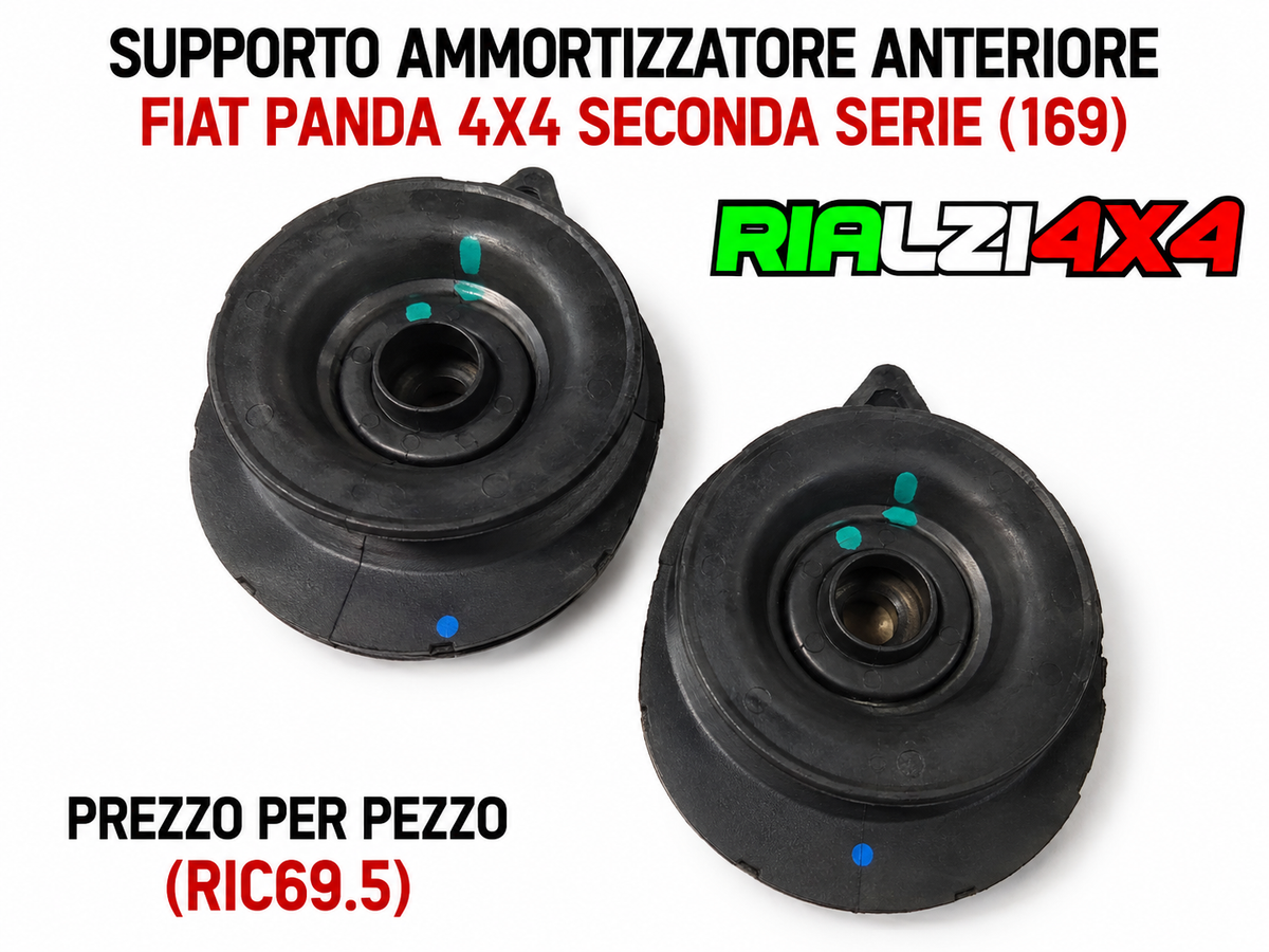 Supporto ammortizzatore anteriore panda 4x4 seconda serie 169