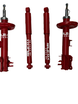 Kit complet Z-1 d'amortisseurs rehaussés de +3 cm spécifique pour Panda 4x4 dernière série