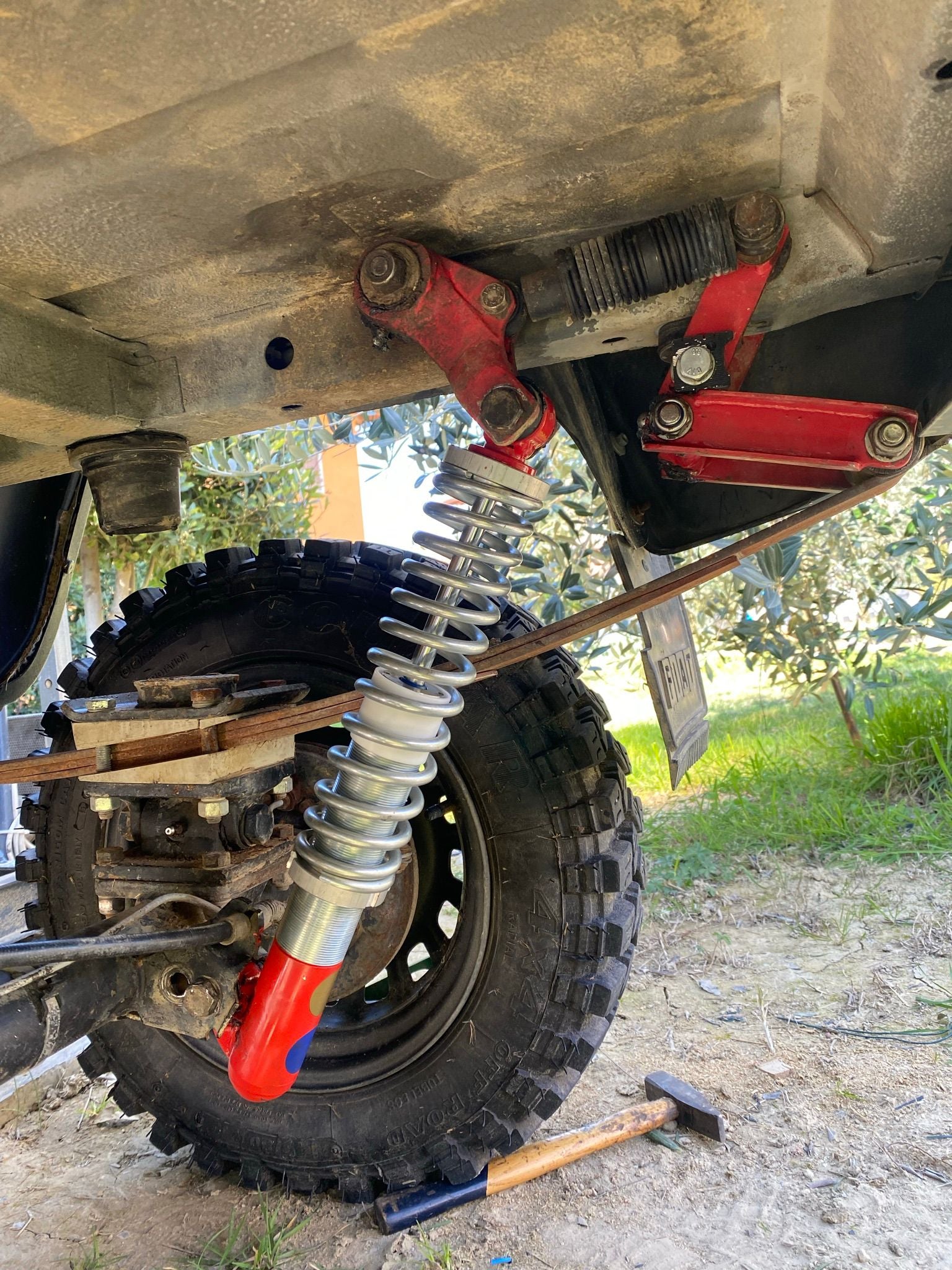 Kit extremo Super Offroad per panda 4x4 prima serie da 1980 a 2003 altezza 15+