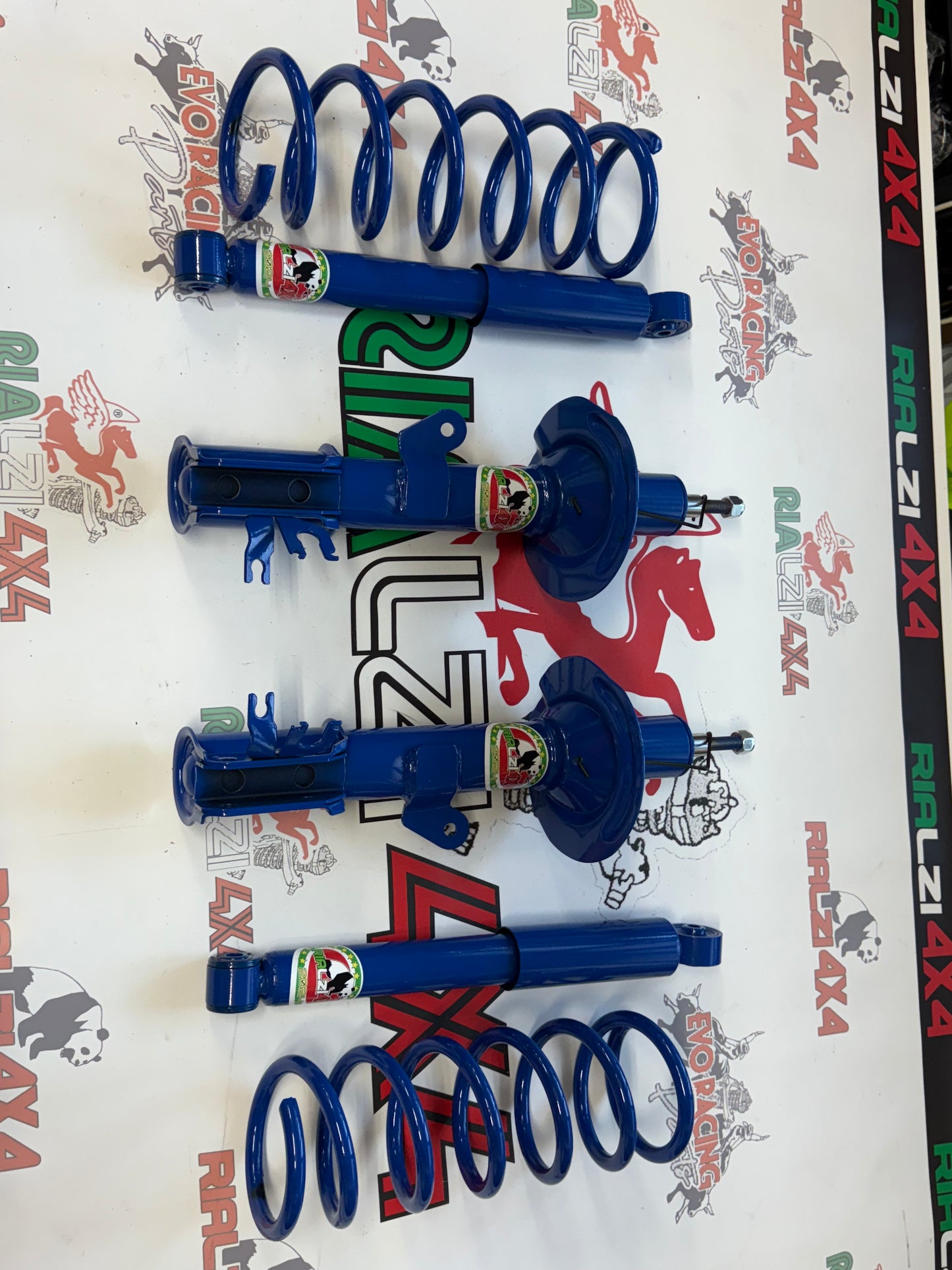 Kit completo da 4 cm panda 4x4/cross seconda serie da 2003 a 2013 / A MOLLA