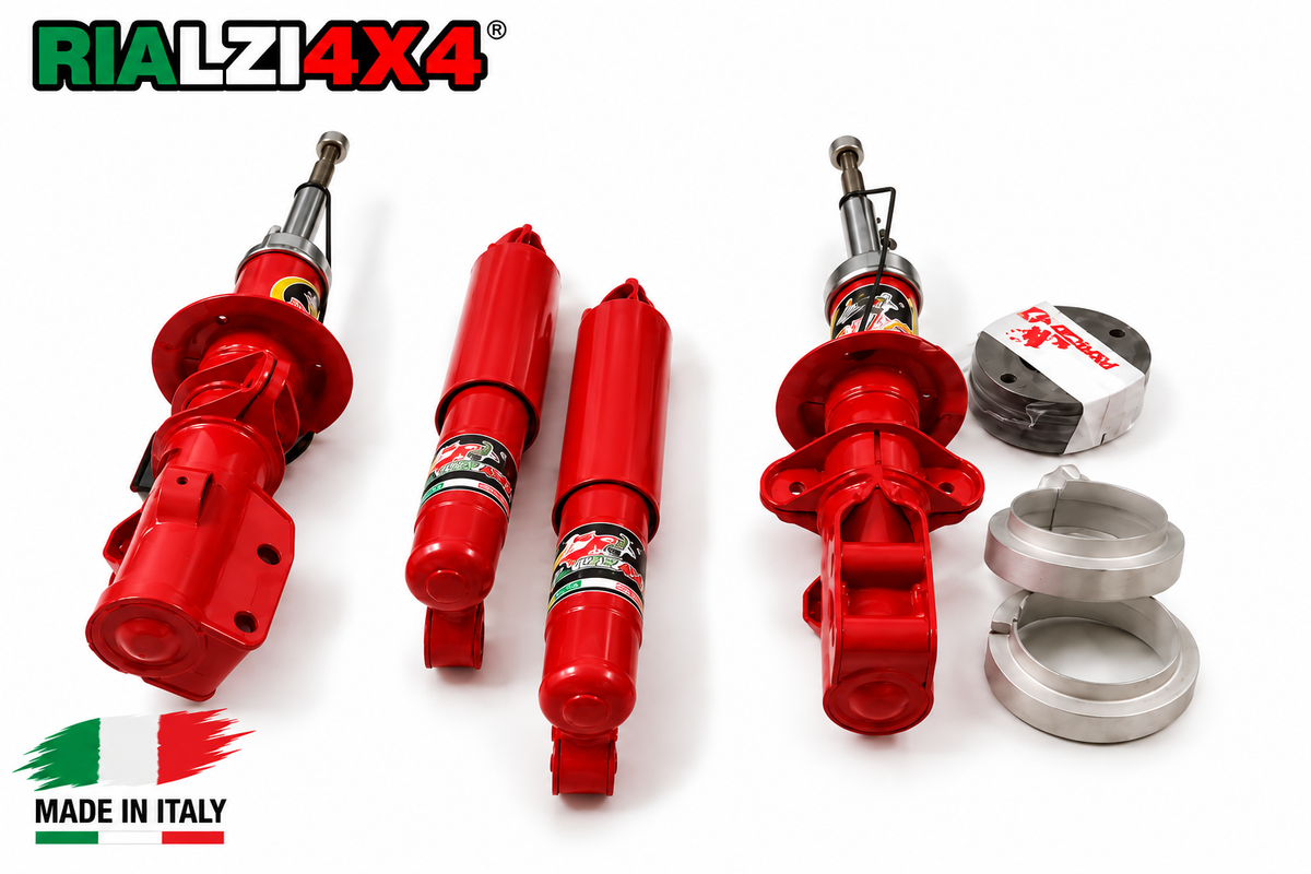 Kit completo 3 cm Panda 2WD primera serie de 1980 a 2003 / DE ESPESORES