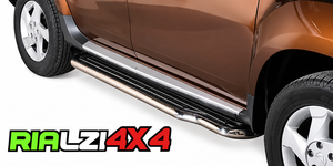 Marchepieds de bas de caisse inox Dacia Duster 2010 > Ø 50 mm-76 mm