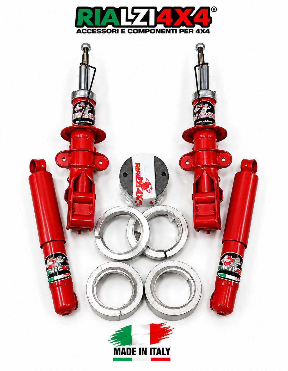 Kit completo 3 cm panda 2wd prima serie da 1980 a 2003 / DOPPIO SPESSORE