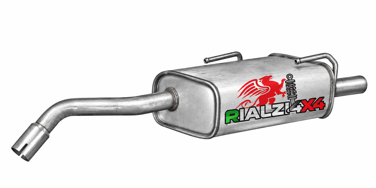 Marmitta Silenziatore Posteriore Fiat Panda 169 e 312