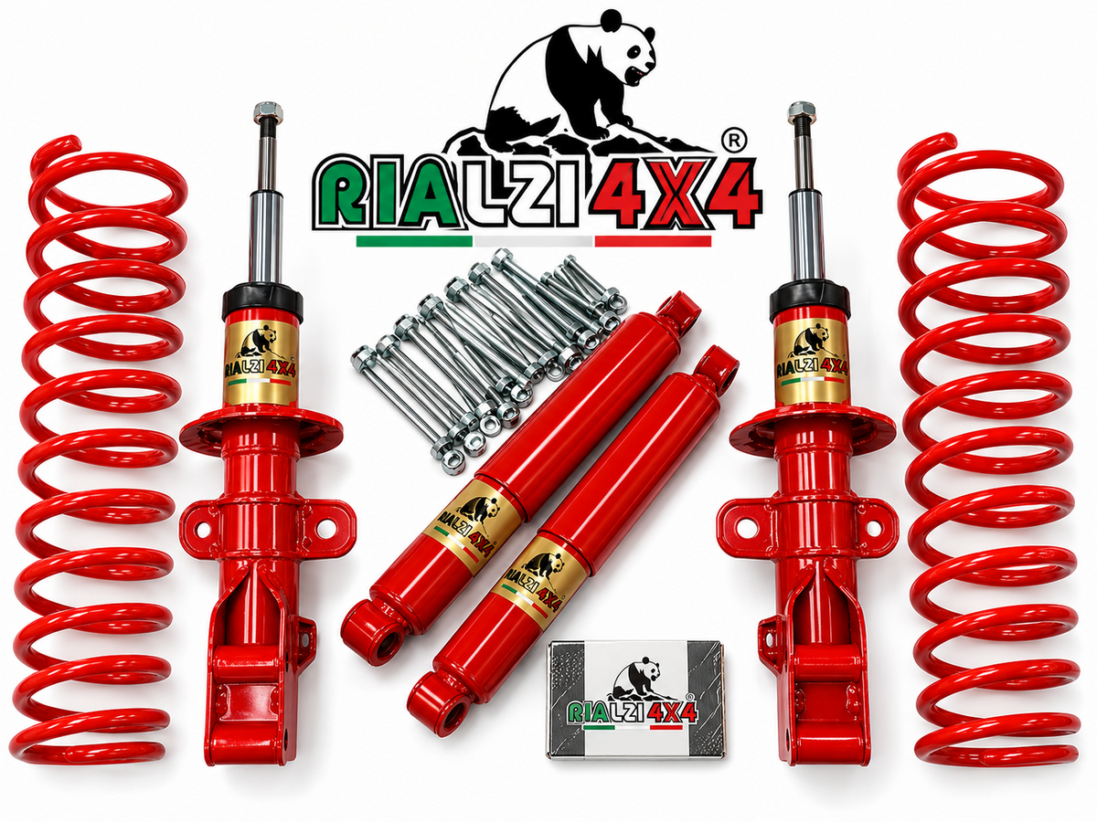Kit complet 3 cm Panda 4x4 première série de 1980 à 2003 / À ressorts