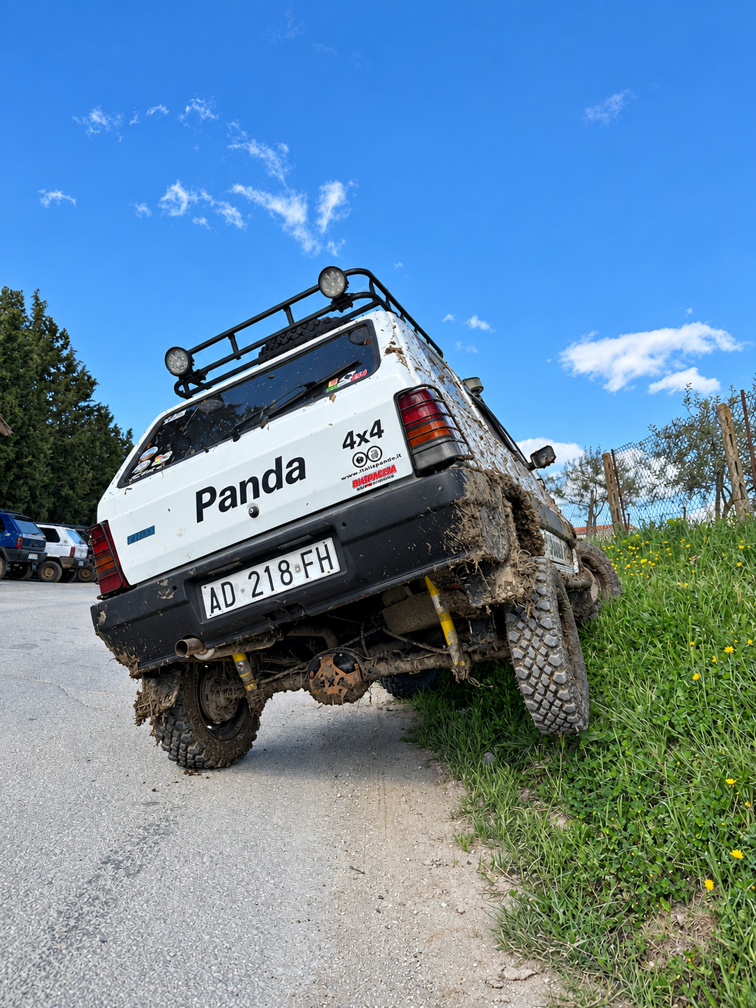 Kit extrême Super Offroad pour Panda 4x4 première série de 1980 à 2003, hauteur 13 cm