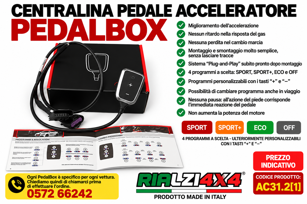 PedalBox - boîtier de pédale d'accélérateur Panda 169