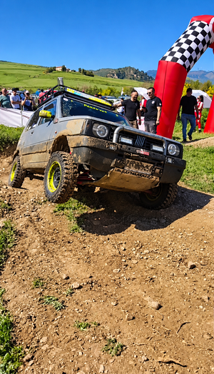 Complete 5 cm super off-road kit for 2WD first series Panda from 1980 to 2003 / SPRING