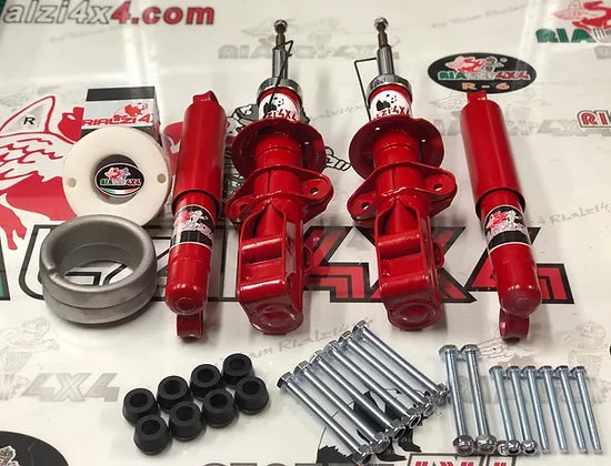 Kit completo da 4 cm panda 4x4 prima serie da 1980 a 2003 / DOPPIO SPESSORE