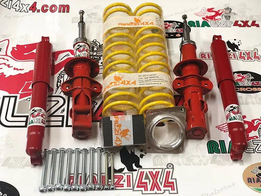 Kit completo da 4 cm panda 4x4 prima serie da 1980 a 2003 / A MOLLA+FLANGIA