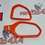 Orange dashboard air vent trim for Jeep Renegade