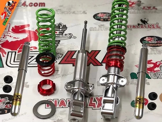 Kit completo off-road regolabile panda 4x4 prima serie da 1980 a 2003