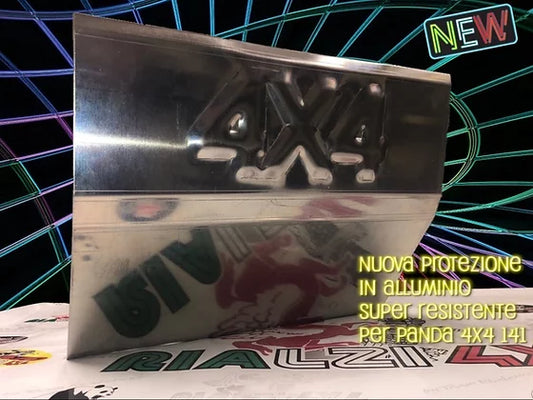 Protezione motore panda 4x4 5 mm LISCIO CON INCISIONE