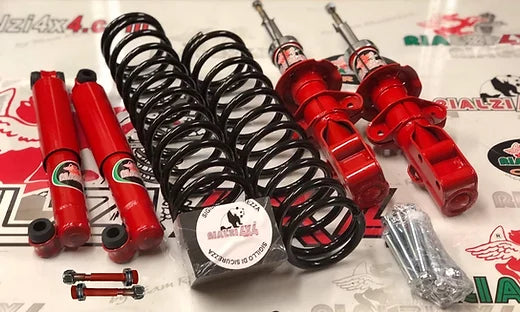 Kit completo da 3 cm panda 4x4 prima serie da 1980 a 2003 / A MOLLA + ECCENTRICI