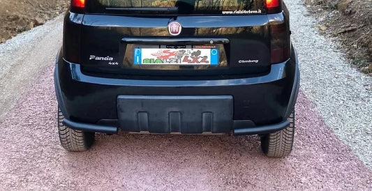 Protezioni posteriori angolari inox panda 4x4 seconda serie Ø 50mm