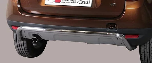 Protezione posteriore inox Dacia Duster 2010 > Ø 50mm