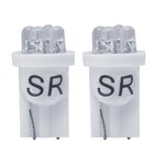 Kit 2 lampadine T10 a 4 led