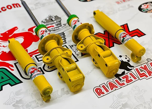 Kit ammortizzatori rinforzati rialzati panda 4x4 prima serie da 1980 a 2003