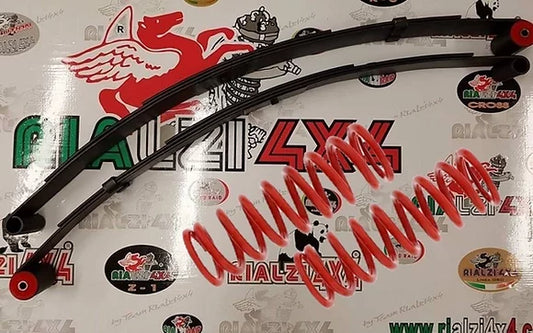 Kit molle + balestre panda 4x4 prima serie da 1980 a 2003 altezza 4/5 cm