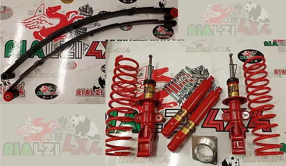 Kit completo + ballestas Panda 4x4 primera serie de 1980 a 2003 altura 3 cm