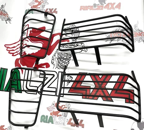 Kit Nuova Produzione protezioni fari anteriori e posteriori rinforzati