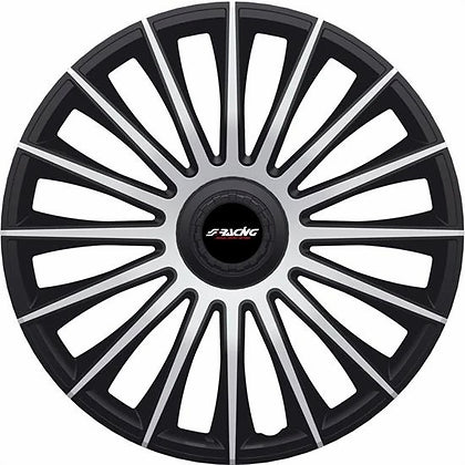 Copricerchi 15" Austin Silver Black