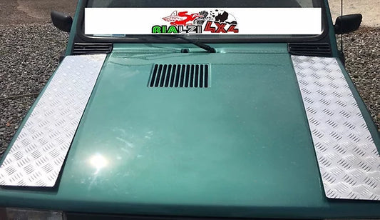 Kit fasce alluminio cofano panda