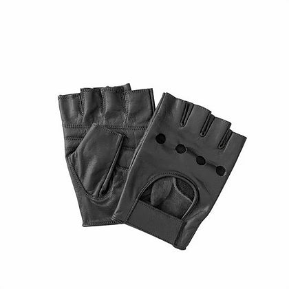 Vintage-Fingerlos-Handschuhe Schwarz – Rialzi 4x4
