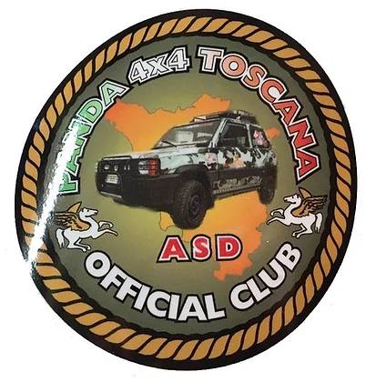 Adesivo club A.S.D panda