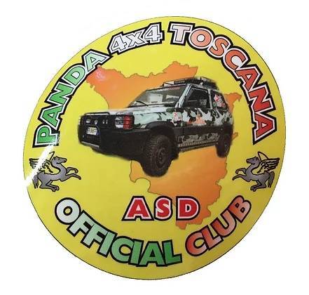 Adesivo club A.S.D panda