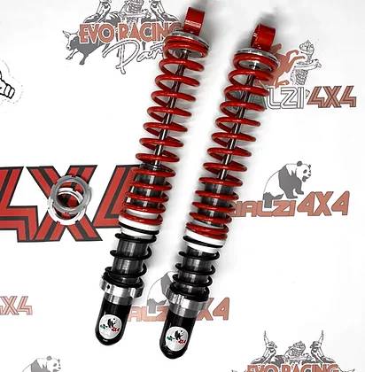 Set di 4 ammortizzatori per auto RC 1/10 anteriori e posteriori ammortizzatori assemblati compatibili con parti di ricambio Traxxas Slash/Rustler/Stampede/Hoss VXL 4x4 2WD #5862 (nero rosso Set di 4 ammortizzatori per auto RC 1/10 anteriori e posteriori ammortizzatori assemblati compatibili con parti di ricambio Traxxas Slash/Rustler/Stampede/Hoss VXL 4x4 2WD #5862 (nero rosso