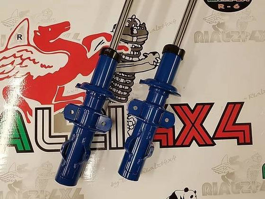 Ammortizzatori anteriori rialzati 3.5 cm panda 2wd prima serie da 1980 a 2003