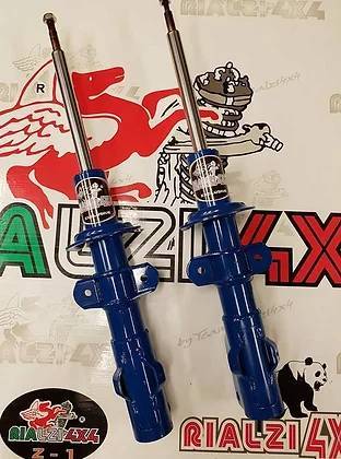 Ammortizzatori anteriori rialzati stelo + 1 cm e piatto + 1 cm panda 4x4 prima serie