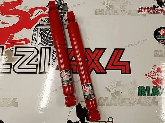 Ammortizzatori posteriori R-6 panda 4x4 rialzati 4 cm seconda serie da 2003 a 2013