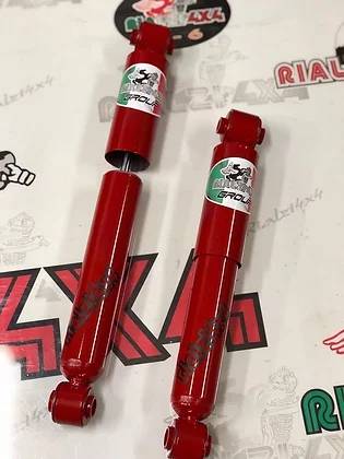 Ammortizzatori posteriori rialzati 3.5 cm panda 2wd seconda serie da 2003 a 2013