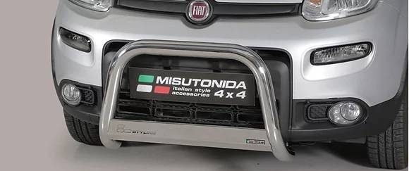 Bull bar inox omologato panda 4x4/2wd ultima serie Ø 63mm