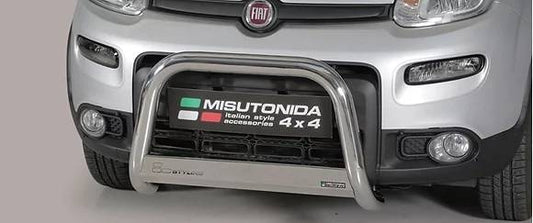 Bull bar inox omologato panda 4x4/2wd ultima serie Ø 63mm