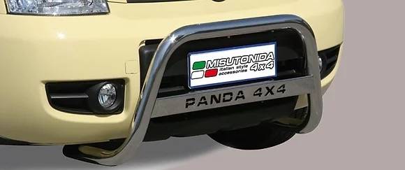 Bull bar inox panda 4x4 seconda serie Ø 50mm