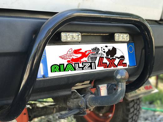 Bull bar mini max posteriore panda 4x4 e 2wd