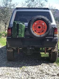Cancelletto porta tanica e ruota di scorta panda 4x4 prima serie
