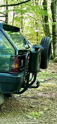 Cancelletto porta tanica e ruota di scorta panda 4x4 prima serie