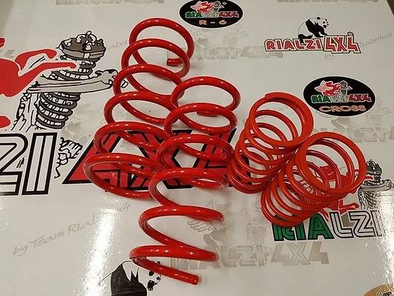 Doppia molla posteriore di rialzo 5.5 cm panda 4x4 seconda serie da 2003 a 2013